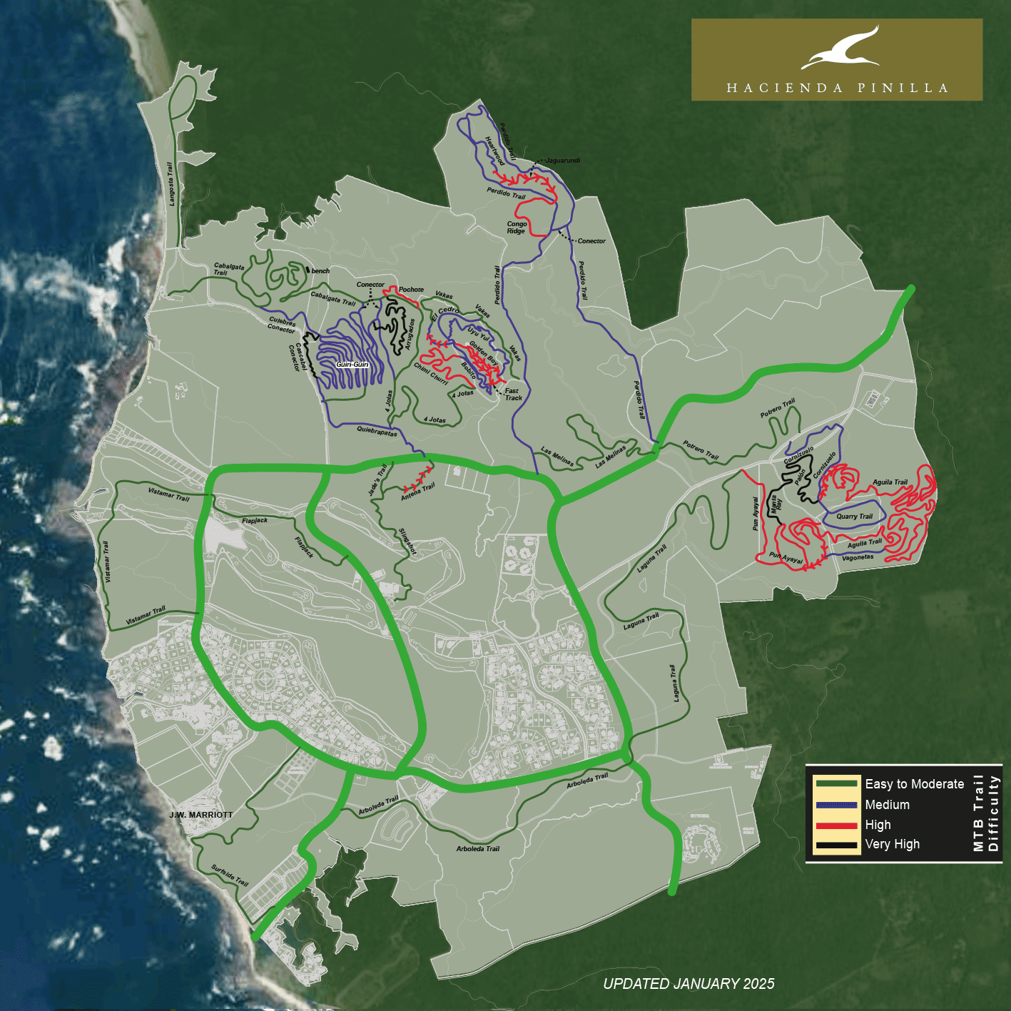Mapa de Hacienda Pinilla
